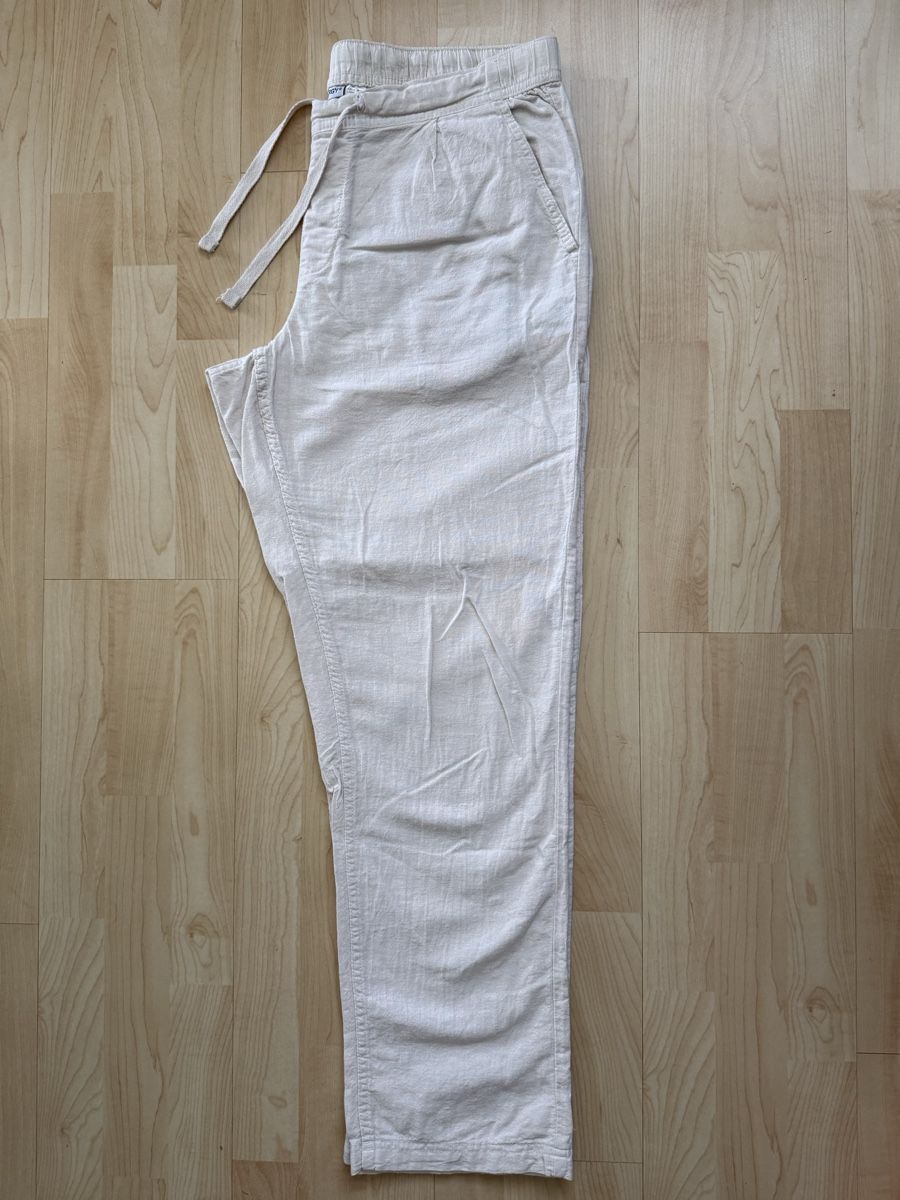 Guinzagli & Collari: Baumwoll-Leinenhose beige Gr. XL/ NEU – Nuovo (secondo la descrizione) da Horw venduto da ast_b5c6