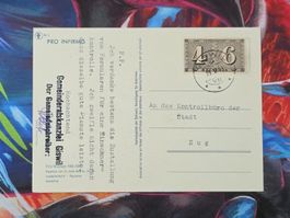 CL33 Carte Postale + Timbre Suisse 1943