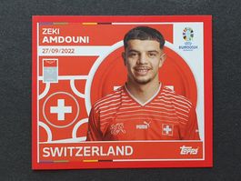 Topps UEFA Euro 2024 * Zeki Amdouni (SUI 19)