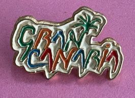 Pin Anstecknadel Gran Canaria bunt Motiv