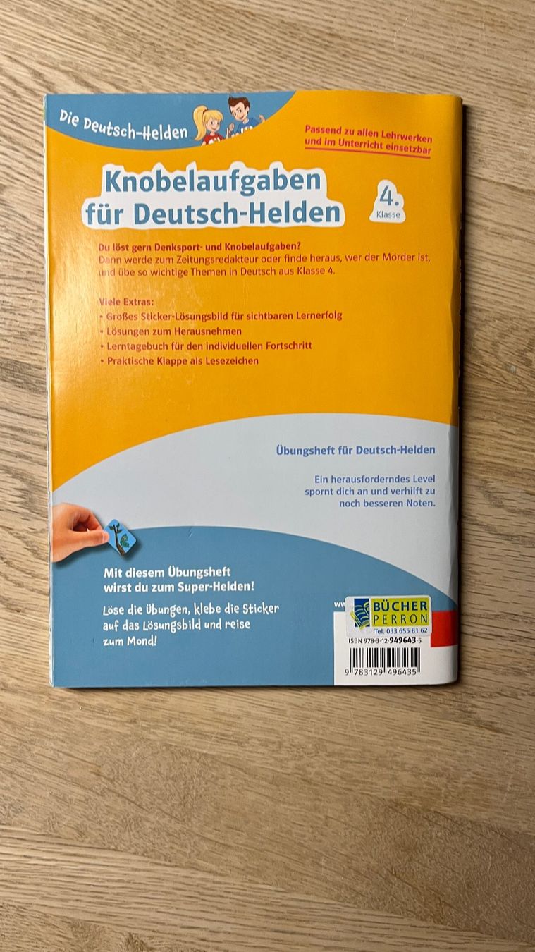 Libri: Deutsch-Helden 4. Klasse - Knobelaufgaben – Nuovo (secondo la descrizione) da Hondrich venduto da Greppen37 1