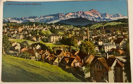 Herisau, Appenzell, 1935, Dorfansicht