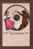 BERN - Gruss vom Schützenfest 1910 // Eckbüge //