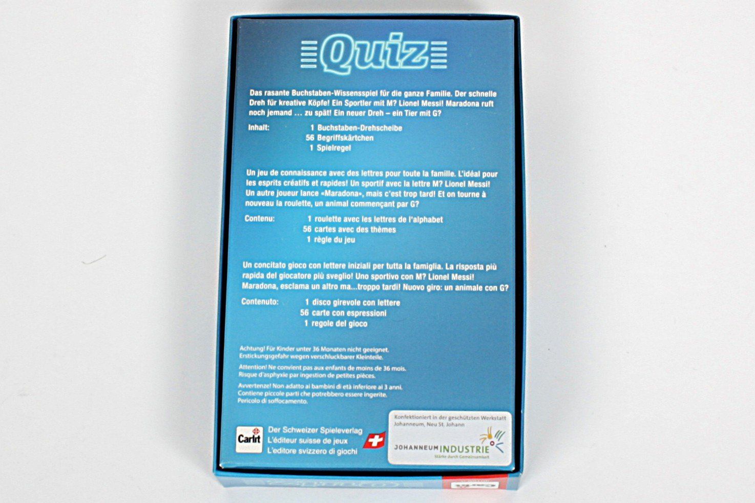 Carlit Giochi: CARLIT Quiz – Usato da Zollikofen venduto da Restwert_Zollikofen 1