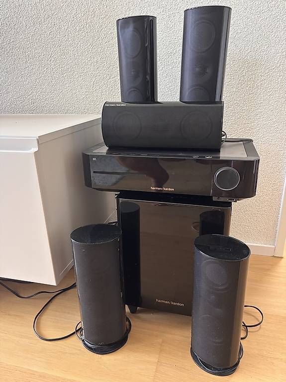 Harman-Kardon Home Cinema: Harman/Kardon BDS 5.1 Heimkino-System – Usato da Zürich venduto da Exilberlinerin