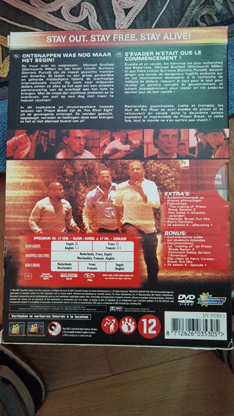 Tutti i DVDs: PRISON BREAK SAISON 2 INTEGRAL DVD – Nuovo (secondo la descrizione) da Lausanne venduto da Intercostal 2