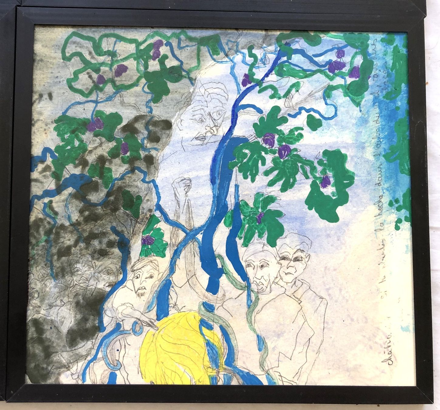 Gemälde: 6x Originale - Gouachierte Aquarelle über Bleistift – Gebraucht aus Schaffhausen von durruti 5