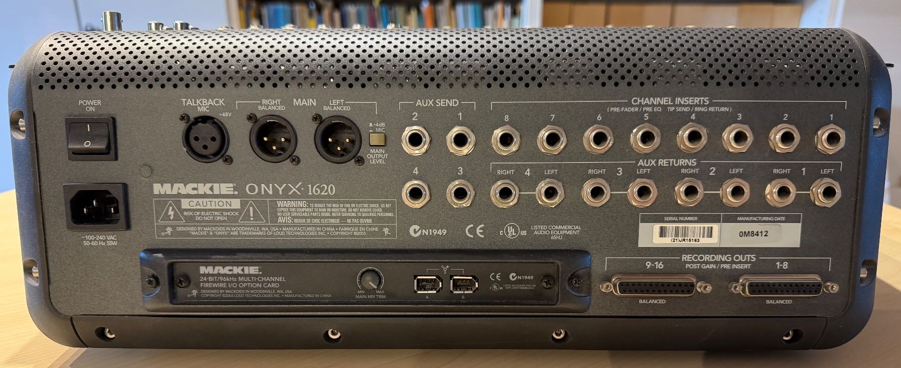 Mackie Platines de mixage: Mackie Onyx 1620 – D'occasion à Eiken par RicardoGepetto 4