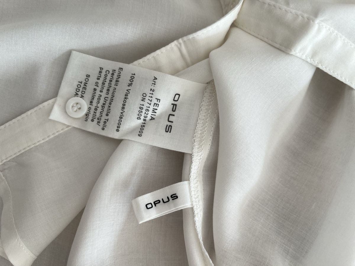 Opus Camicette: Neue Opus Hemdbluse mit Etikette – Nuovo e nell'imballaggio originale da Wettingen venduto da epe_9vbf 4