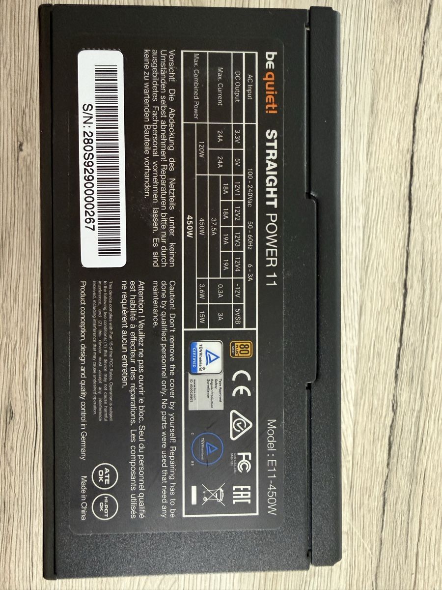 beQuiet! Componenti elettronici: Alimentation BeQuiet Straight Power 11 450w – Usato da Sugiez venduto da egg_p5gd 2