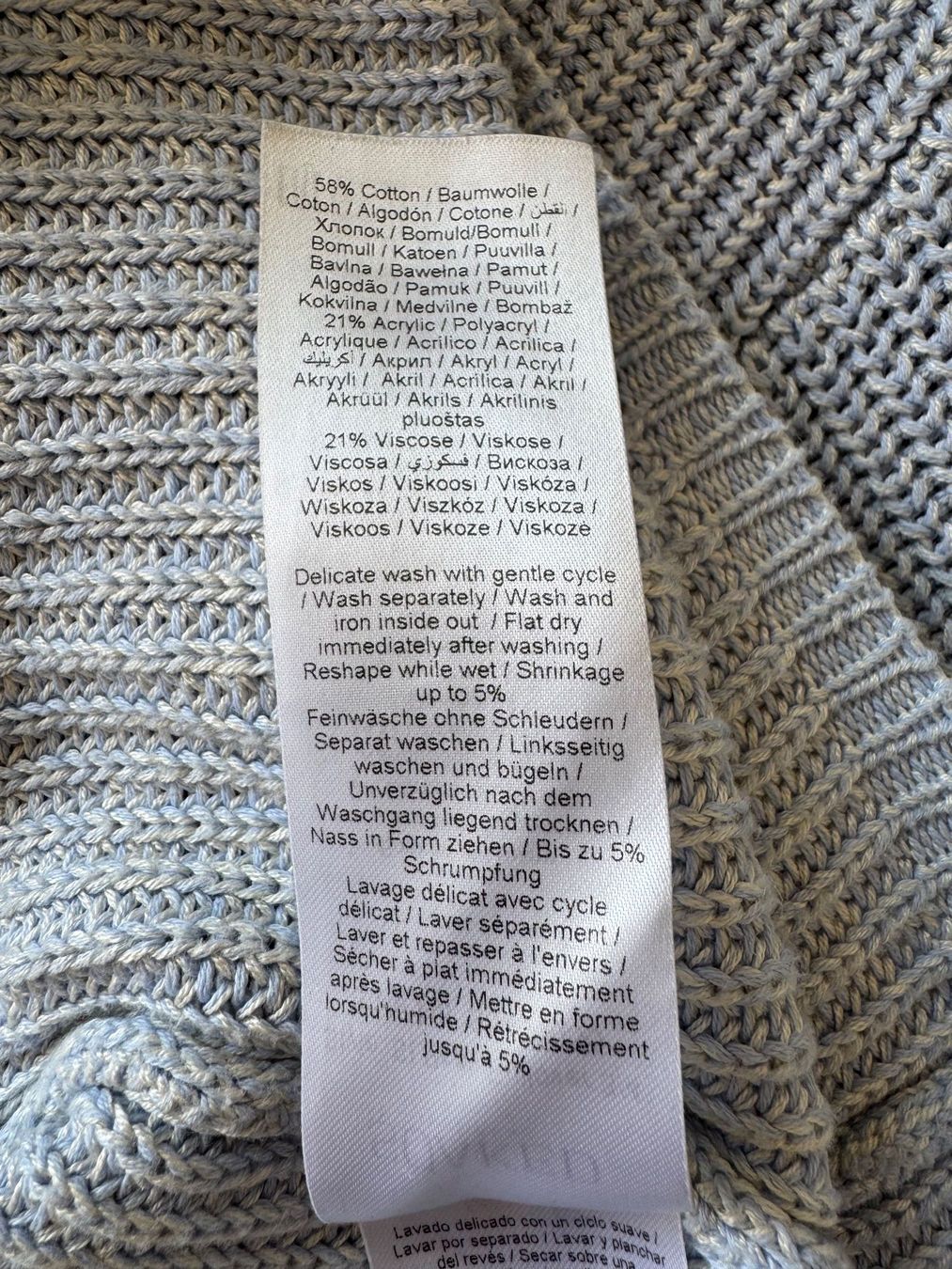 Maglioni & Felpe: Strickpullover hellblau, Grösse L – Nuovo (secondo la descrizione) da Niederhasli venduto da Erwied 3