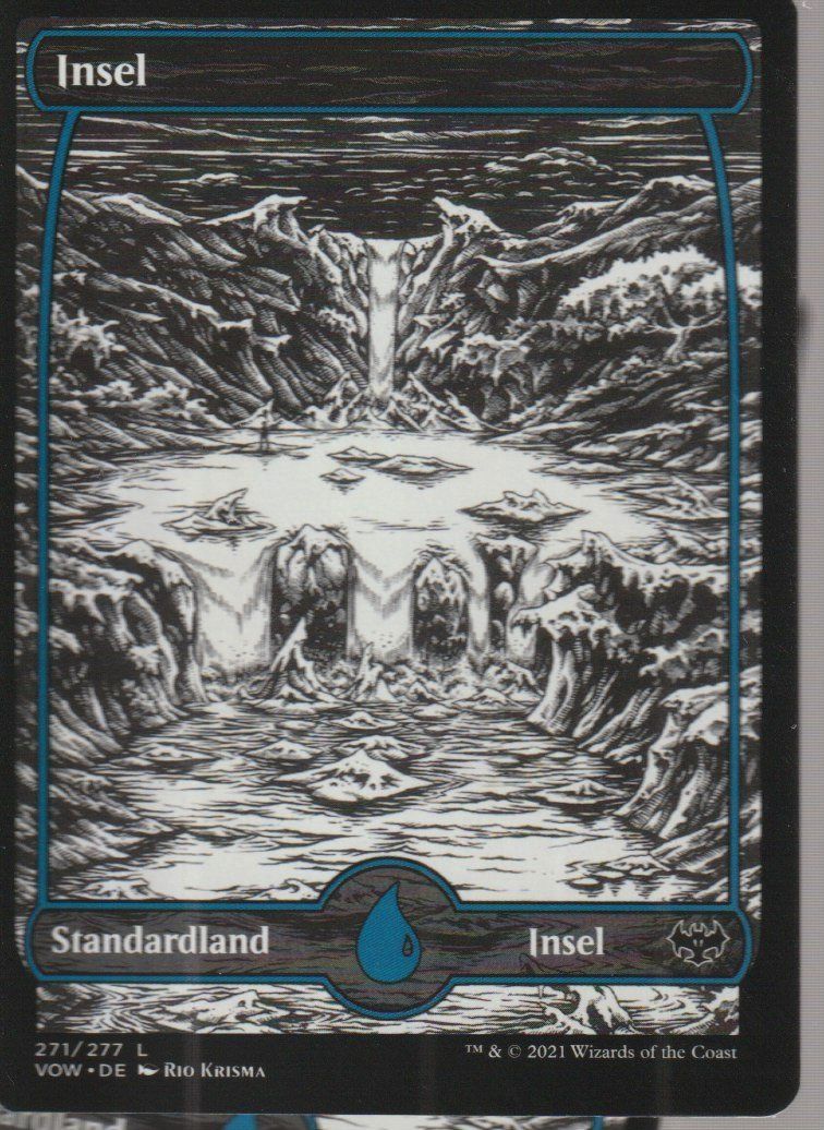 Magic The Gathering Cartes à collectionner: TCG Magic The Gathering MTG De VOW 271 BASIC LAND Insel – Neuf (Voir description) à Vezia par Aquarius_Age