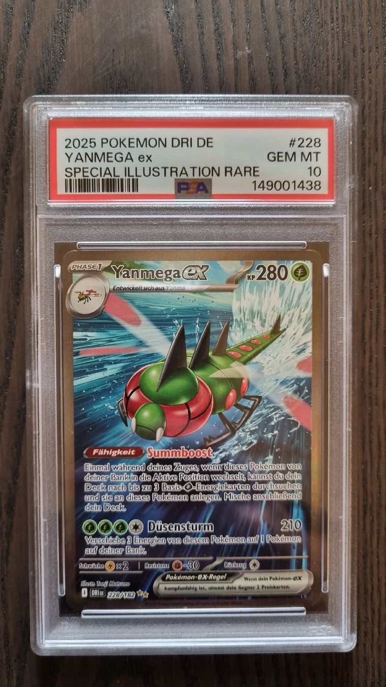 Pokémon Carte collezionabili: Pokémon Yanmega ex DRI 228/182 PSA 10 Deutsch – Usato da Bern venduto da NeoSatoshi