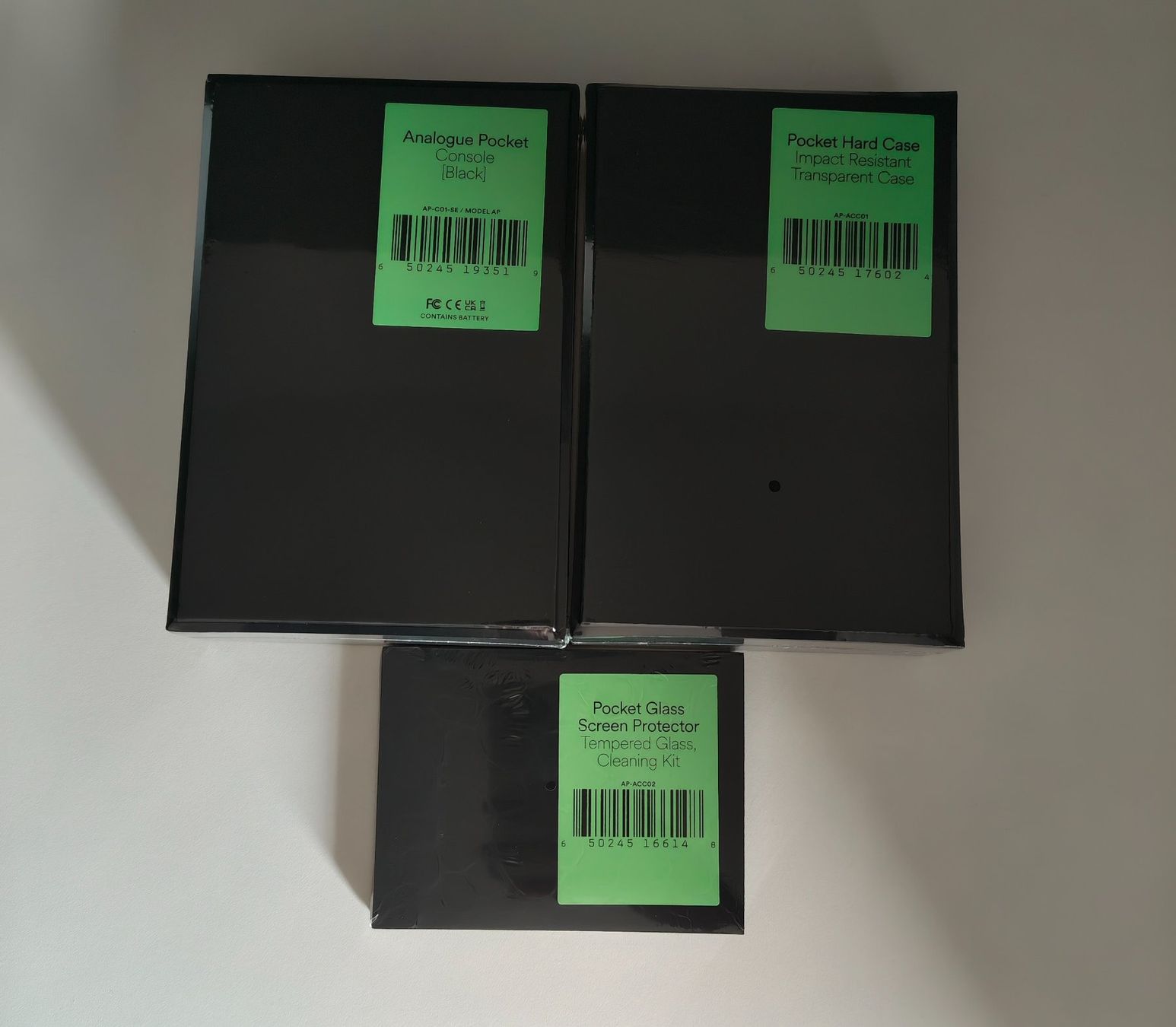 Giochi: Analogue Pocket Black inkl. Hard Case & Glass Protector – Nuovo e nell'imballaggio originale da Tägerwilen venduto da Sloxx