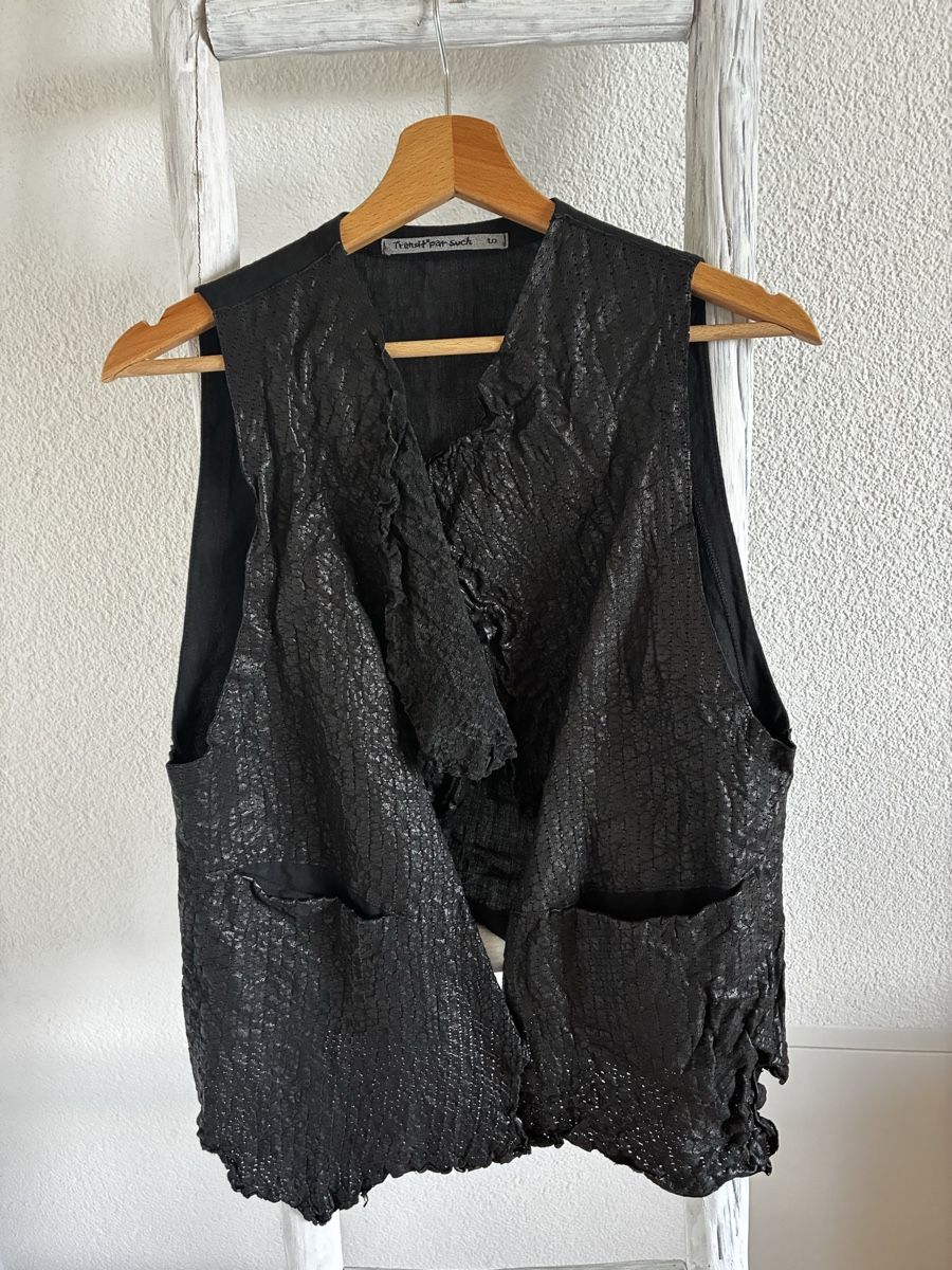 Gilet & Giacche senza maniche: Transit par Such Ledergilet schwarz Grösse 5 – Nuovo (secondo la descrizione) da Oberuzwil venduto da Tigi017 1
