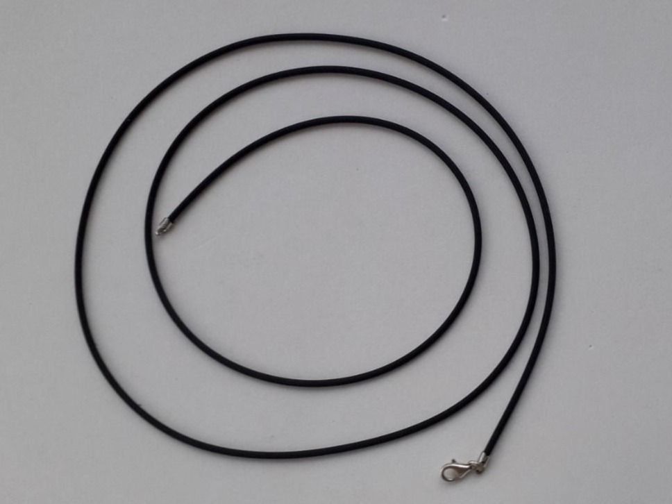 Catenine: Kautschuk Halsband 90cm Lang, 3mm Durchmesser. – Nuovo e nell'imballaggio originale da Winistorf venduto da acreativ 1