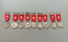 Sekt. Wettschiessen Schweiz Schützenabzeichen div. Jahre ch