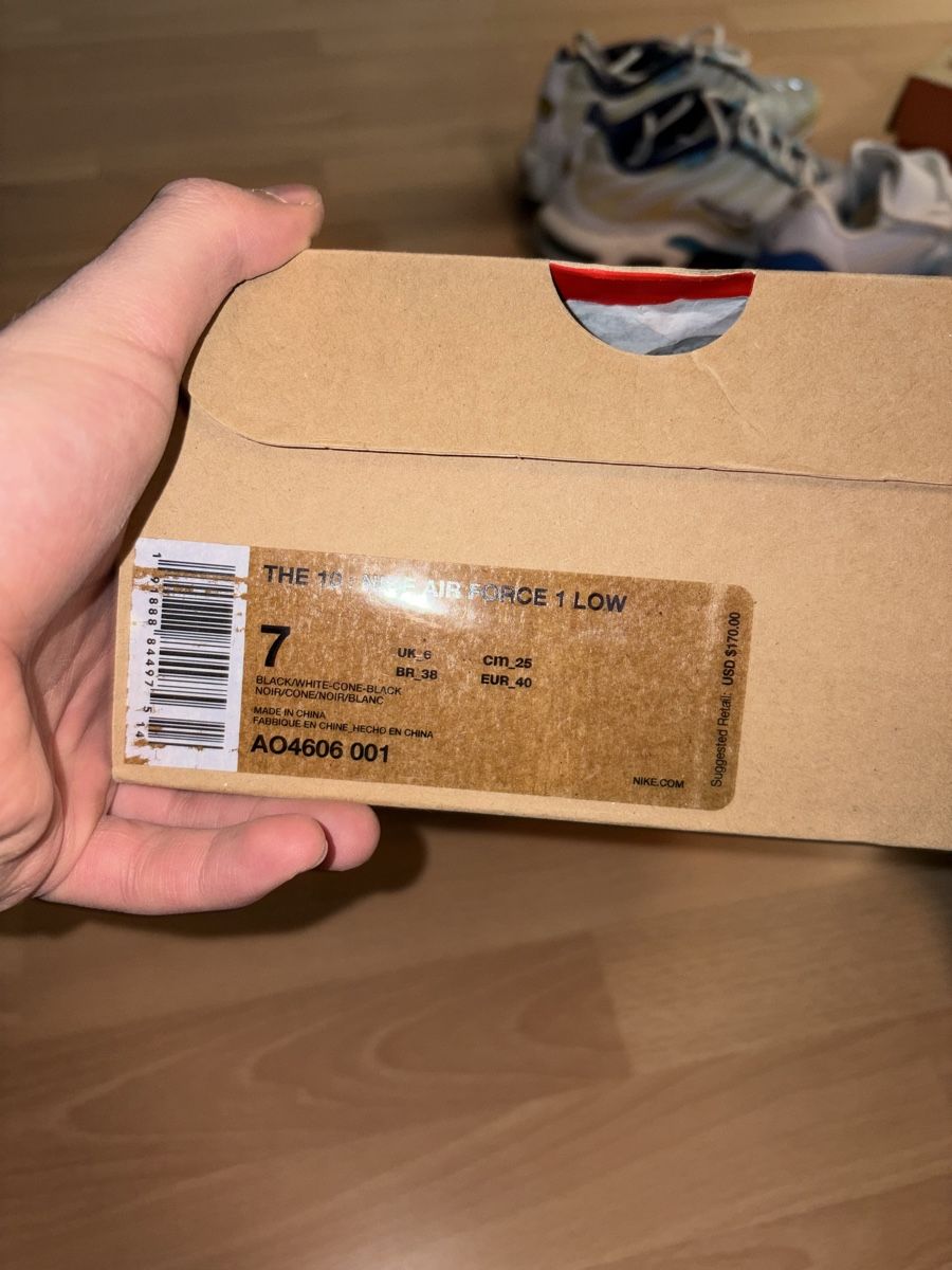 Nike Scarpe da uomo: Nike Air Force 1 x Off Whie – Usato da Bern venduto da Shamsinho 3