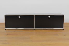 USM Haller Lowboard Graphitschwarz