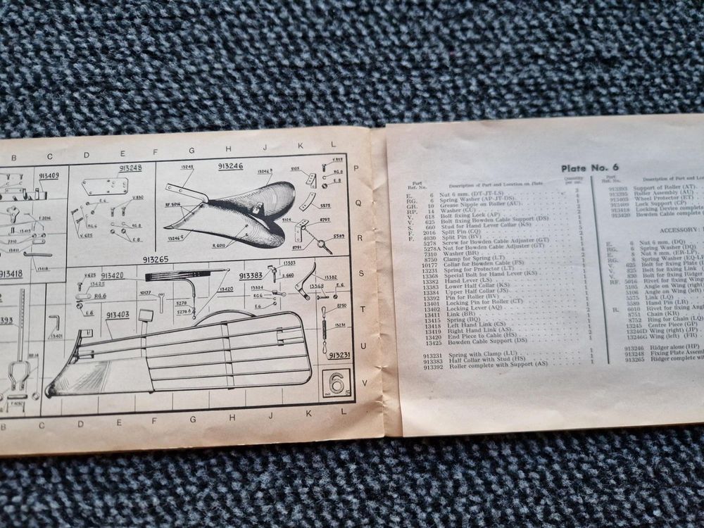Original Ersatzteilliste Simar Bodenfräse Type 20B / 21B (Gebraucht) in ...