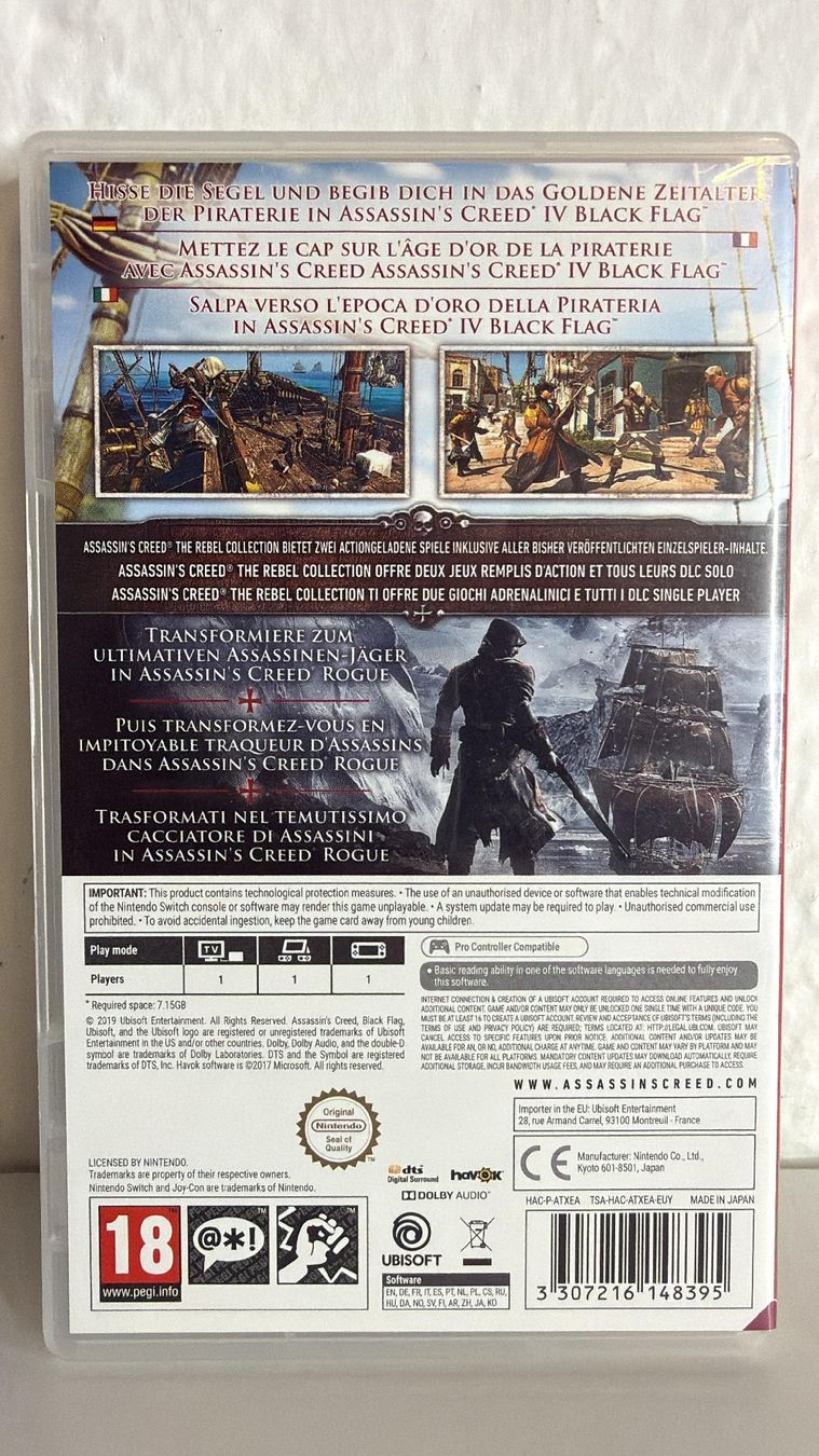 Giochi: Assassin's Creed Rebel Collection Switch Spiel – Usato da Ehrendingen venduto da lax21 1