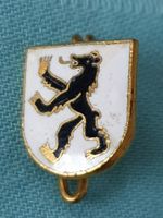 Wappen Bär vor weissem Grund altes emailliertes Abzeichen