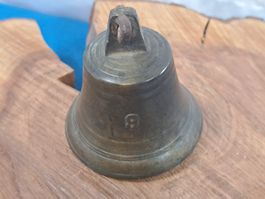 1 antike Tür Glocke # 9, Höhe 7.8cm, Messing (LOT2929#TBS1)