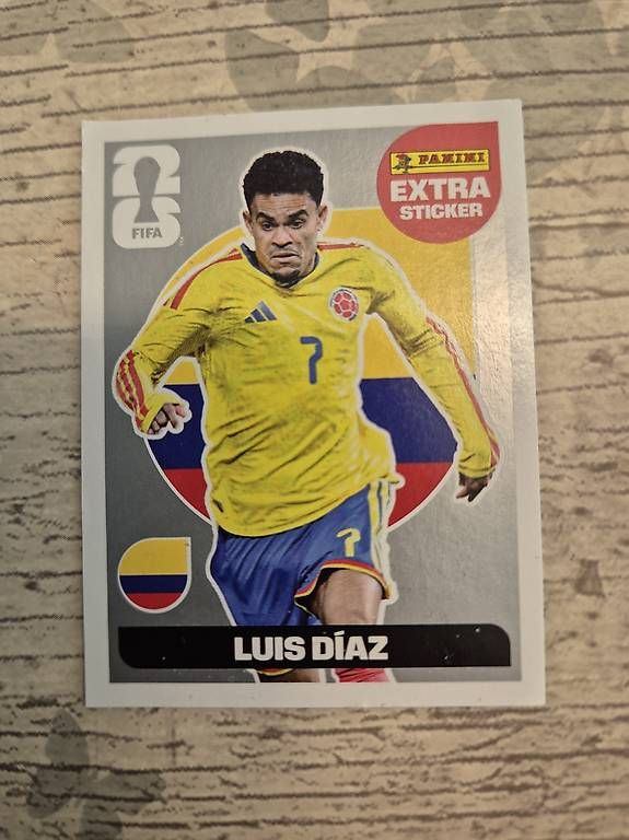 Carte collezionabili: Panini Extra Sticker Luis Diaz Silver – Usato da Aarburg venduto da Vagos