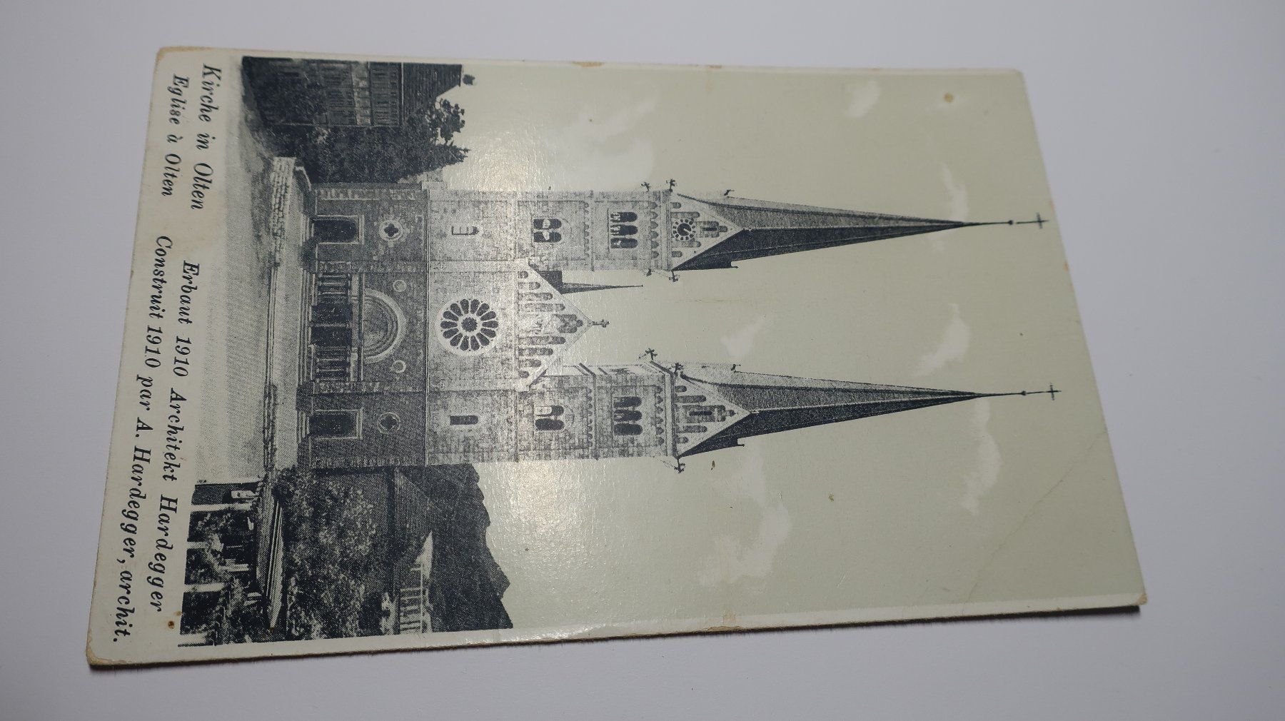 Cartoline postali: Kirche in Olten   Eglise à Olten – Usato da Cormoret venduto da Pascalll2001 1