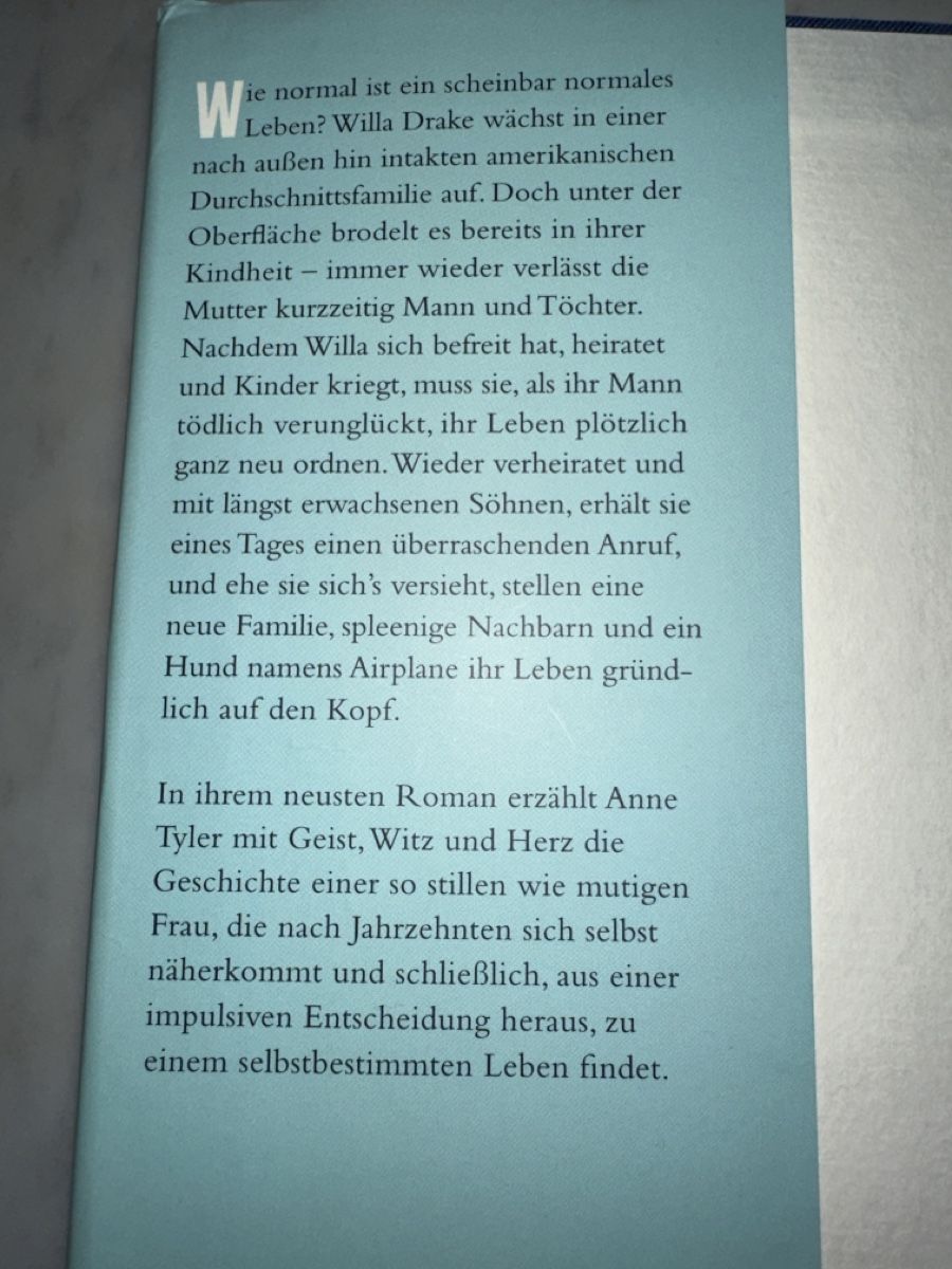 Bücher: Anne Tyler: Laune der Zeit Roman  – Gebraucht aus Bern von schnupka 3