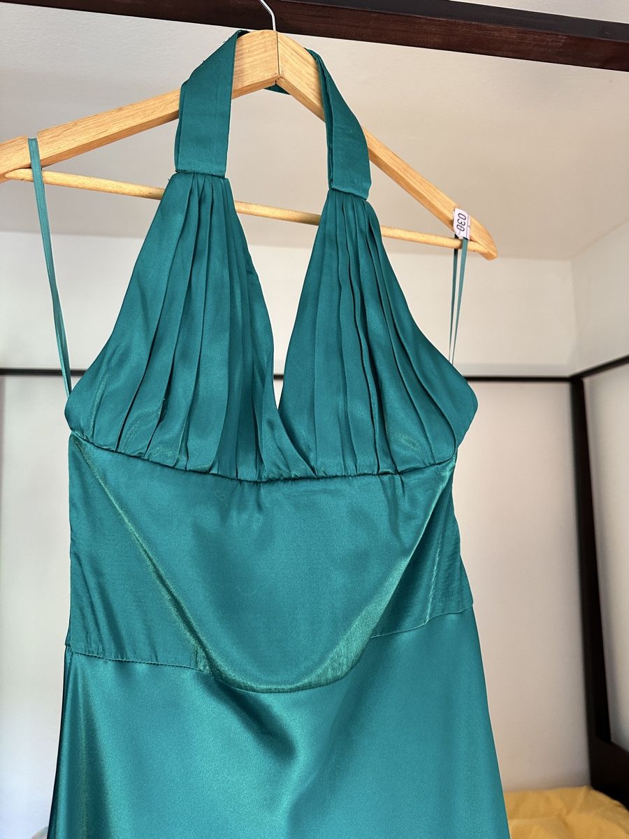 Vestiti: Elegantes Abendkleid, Smaragdgrün, Gr. 38 – Nuovo (secondo la descrizione) da Solothurn venduto da var002 1