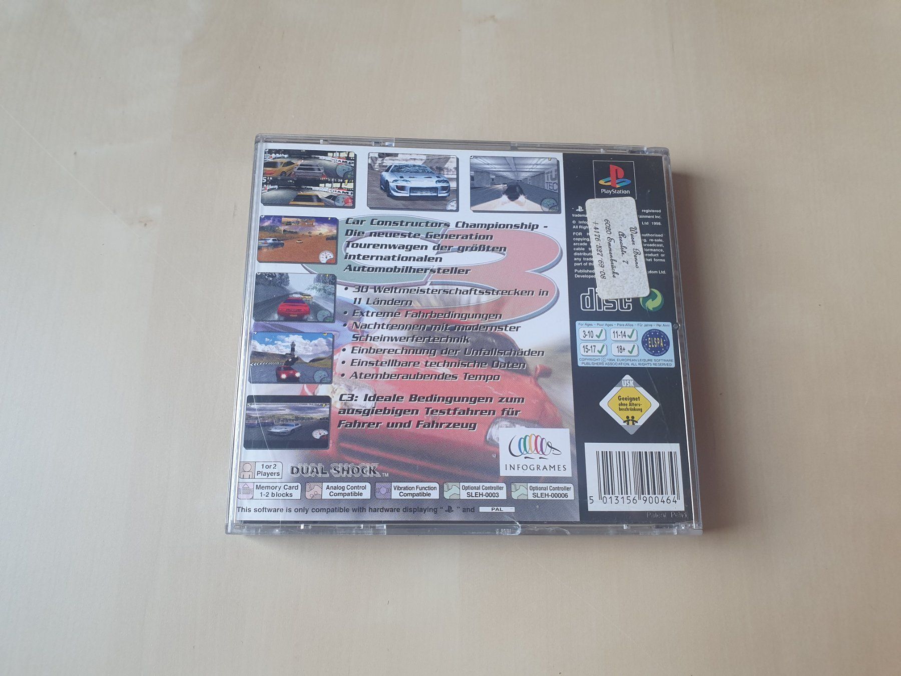 Sony Giochi: C3 Racing – Usato da Stansstad venduto da collectorsshop 1