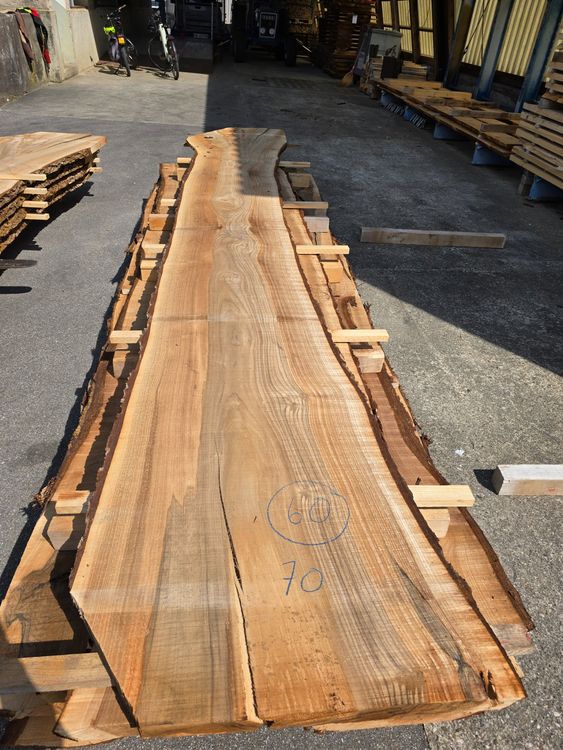 Articoli in legno: Nussbaumbrett Nr.60 – Nuovo (secondo la descrizione) da Lützelflüh-Goldb venduto da ch.waelchli-holz.ch