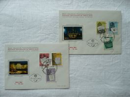 Oesterr. 1965 2 FDC WIPA MiNr. 1184 - 1189