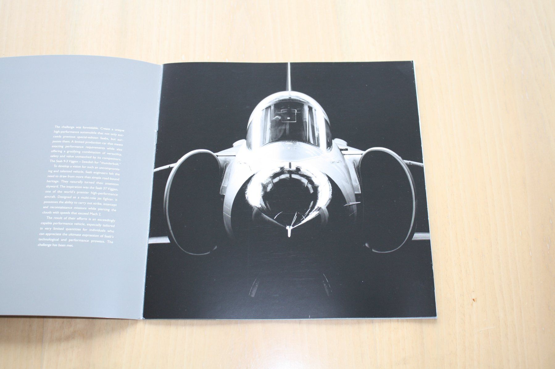 Saab Documenti: Saab 93 Viggen Prospekt 2000 – Usato da Wikon venduto da erwin400 1