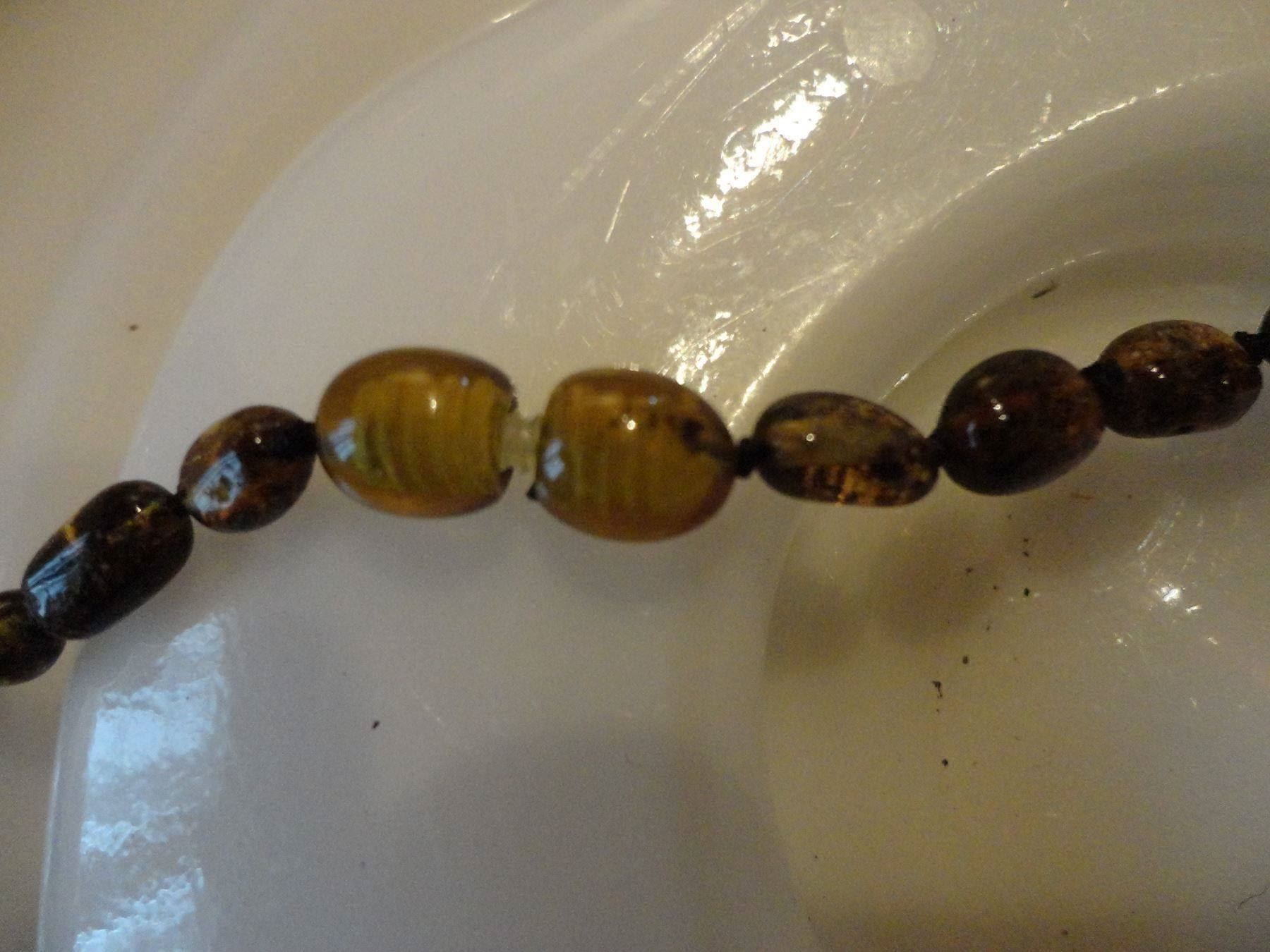 Catenine: Halskette mit Bernstein/Ambre/Amber echt – Nuovo (secondo la descrizione) da Biberist venduto da tl-schmuck 5