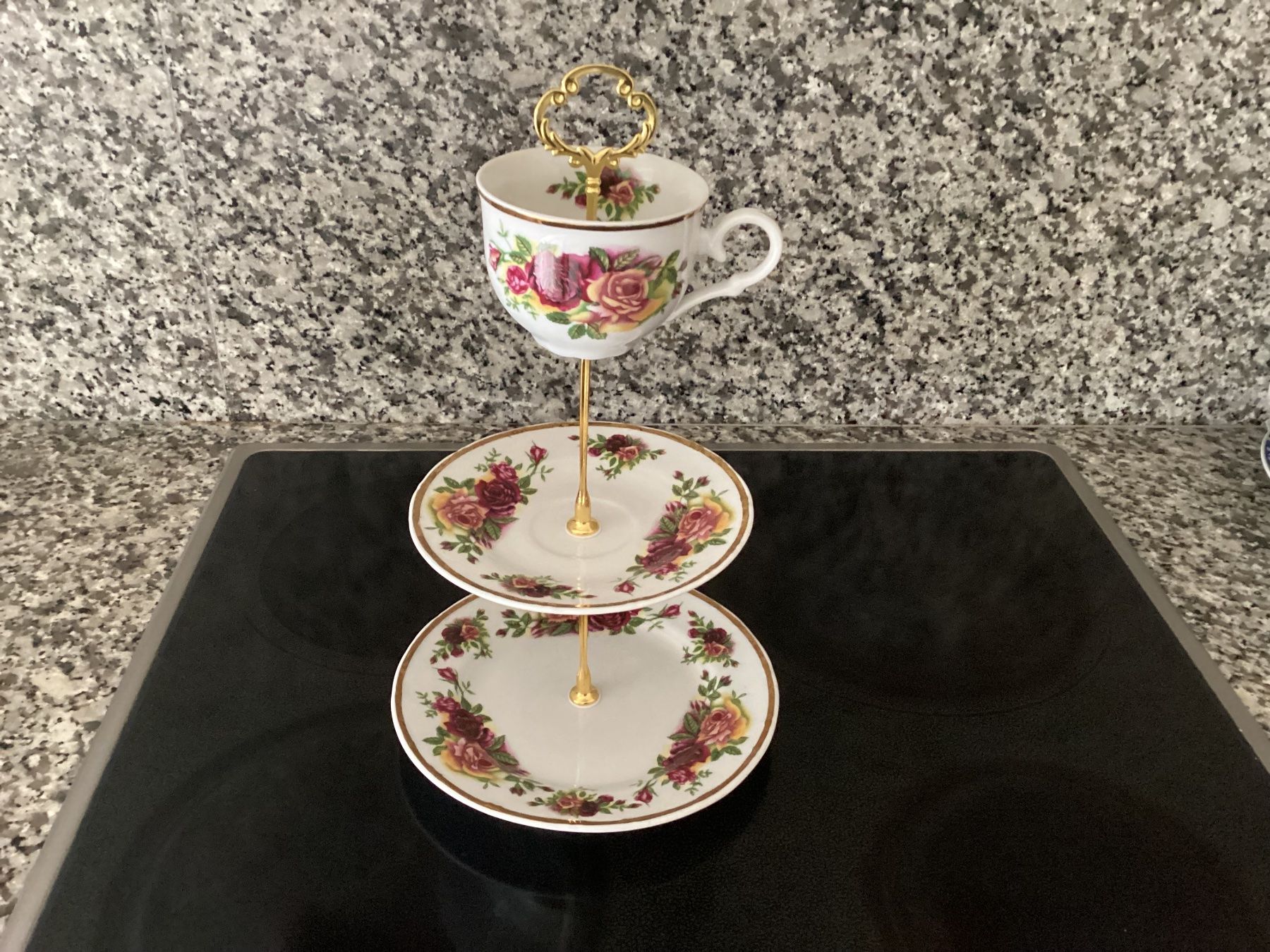Piatti: Etagere 3 stöckig, Shabby Chic – Nuovo (secondo la descrizione) da Minusio venduto da scotch111 1