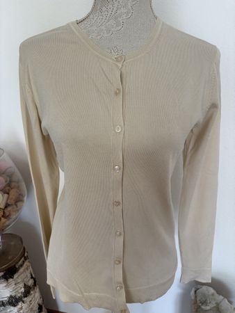 Strickjacke Seide Gr. S