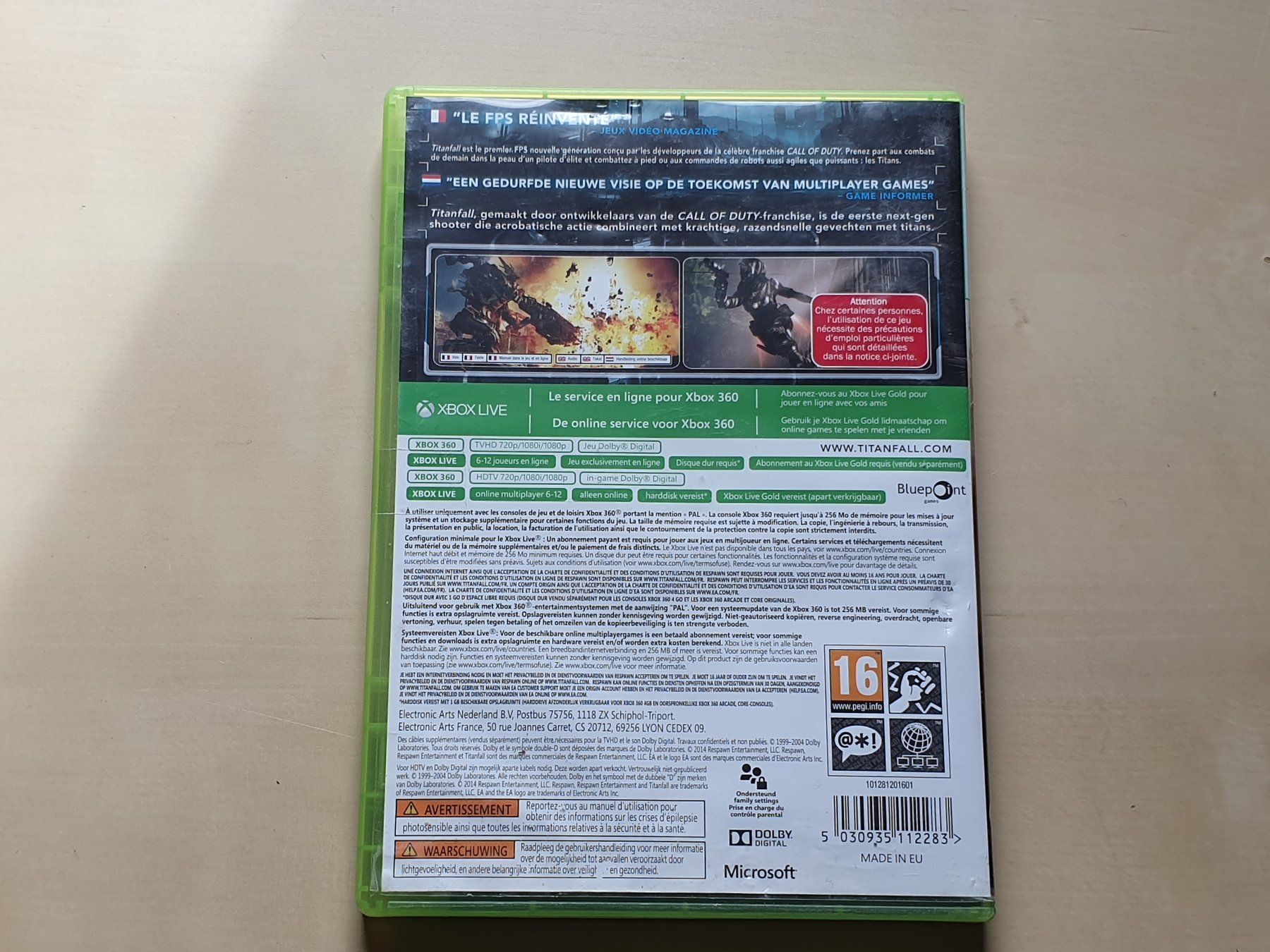 Microsoft Jeux: Titanfall FRA/NED – D'occasion à Stansstad par collectorsshop 1