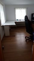 Eckschreibtisch weiss L-Form gebraucht