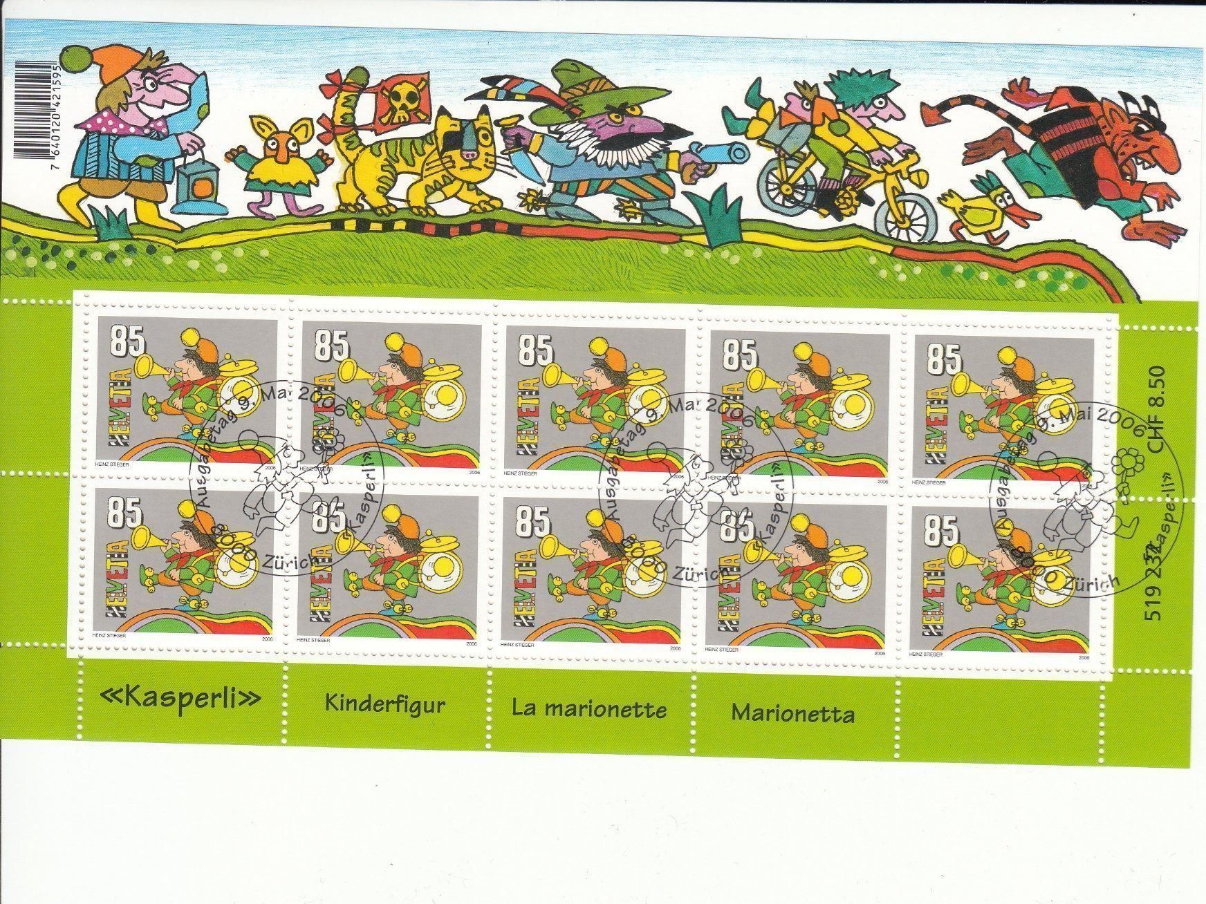 Tutti i francobolli: SBK 1205 Kleinbogen mit ET – Usato da Bürglen TG venduto da StampGraf