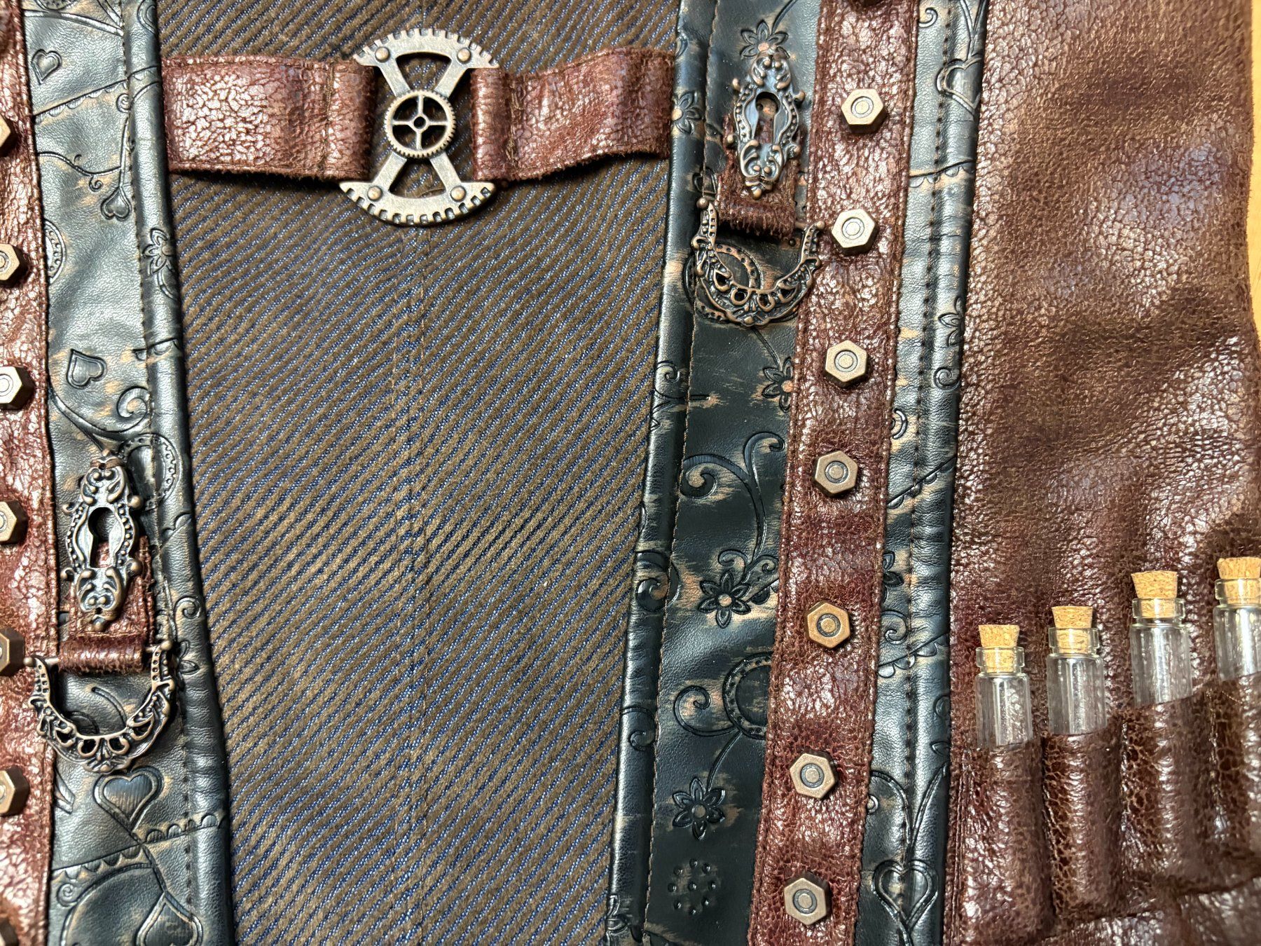 Tops: Neu: Steampunk-Corsage Gr. S/M – Neu (gemäss Beschreibung) aus Willisau von ani_gtk8 1