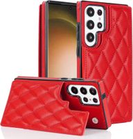 Schutzhülle Etui Case für Samsung S23 Ultra + Kartenhalter
