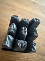 Antike Schlagstempel Schlagzahlen Punzen