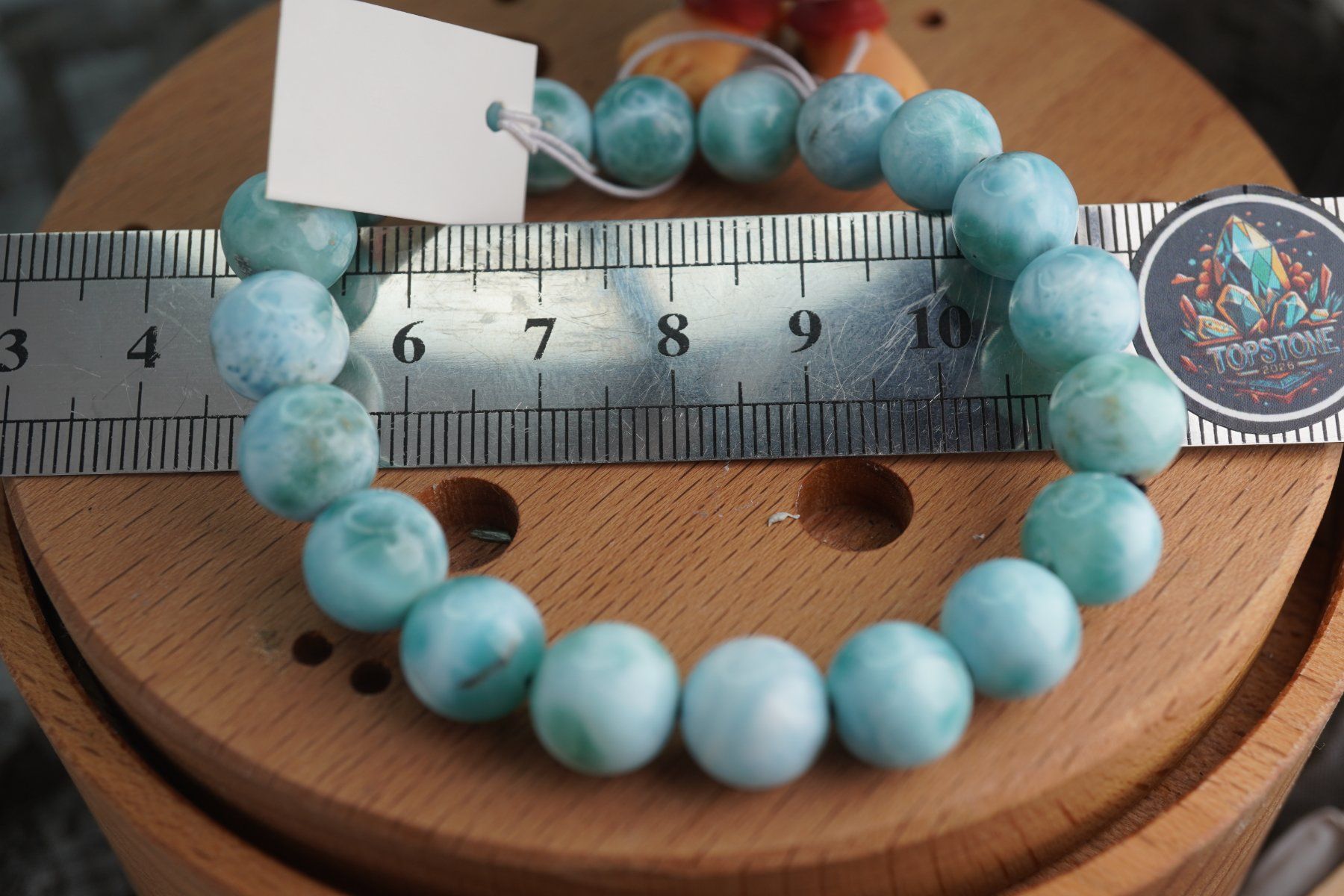 Minerali & Pietre curative: Larimar    Top   Armband Kugel 9,5mm Topstone – Nuovo e nell'imballaggio originale da Eschenbach SG venduto da topstone 8