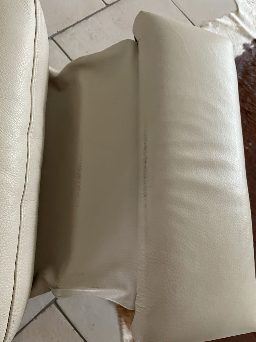 Poltrone: Leder Sessel, echt, beige, Relaxsessel  – Usato da Freienbach venduto da schimmel01 7