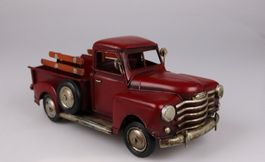 Auto Deko Modell Pick-up Metall rot gebraucht