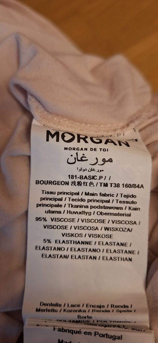 Morgan Top: Morgan, top rose – Nuovo (secondo la descrizione) da Lussery-Villars venduto da pousinete02 4