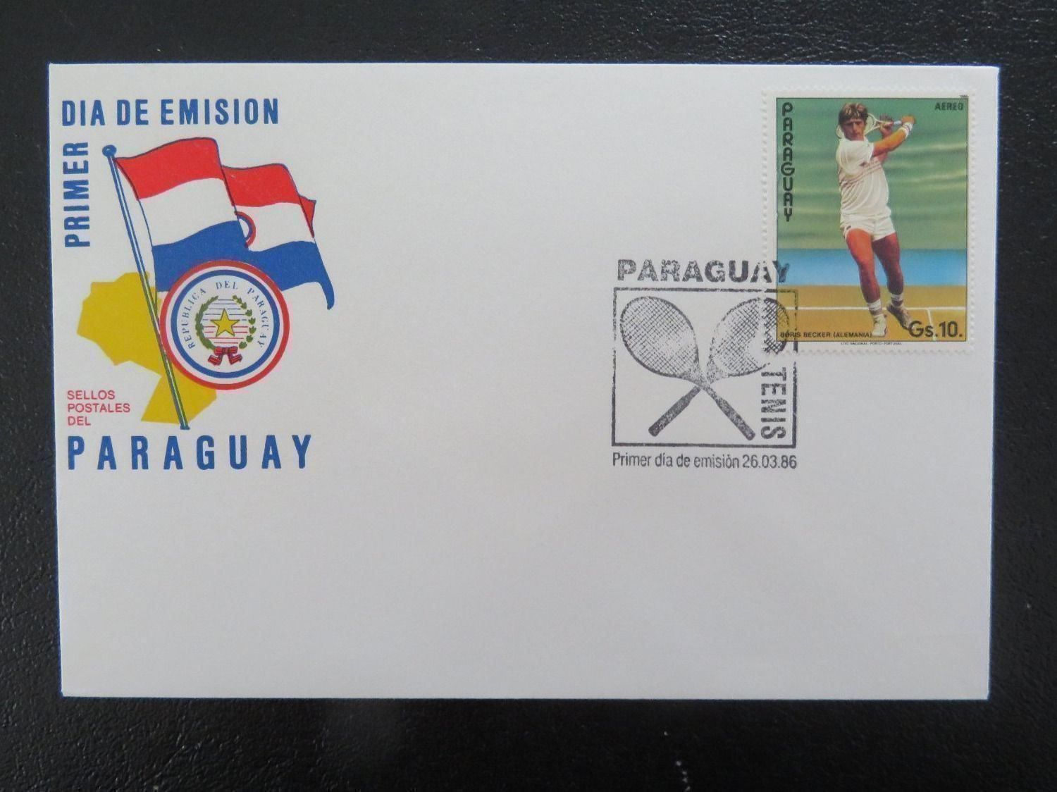 Tutti i francobolli: Ersttagsbrief von Boris Becker 86 – Nuovo (secondo la descrizione) da Lachen SZ venduto da peace0
