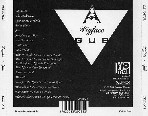 CD: Pigface – Gub – Usato da St.Gallen venduto da jalamusic 1